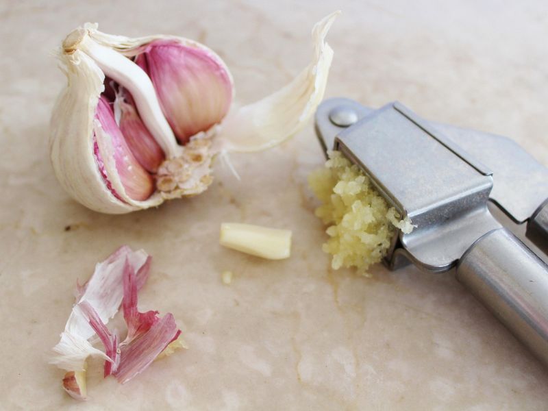 Garlic near Garlic Press